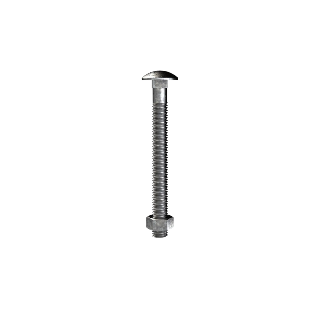 Bremick M12 x 65mm Cup Head Galvanised Bolt & Nut