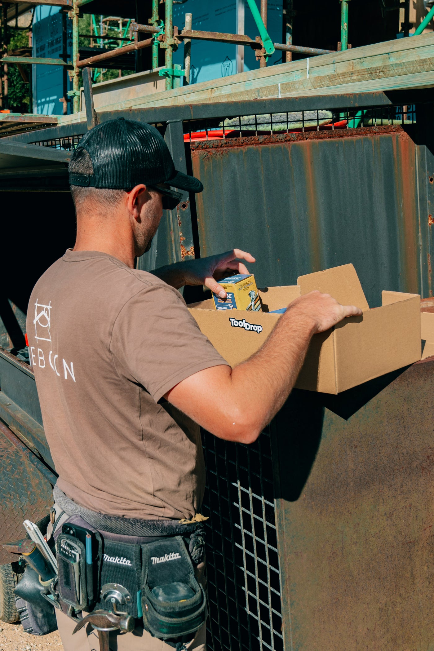 ToolDrop delivery on site