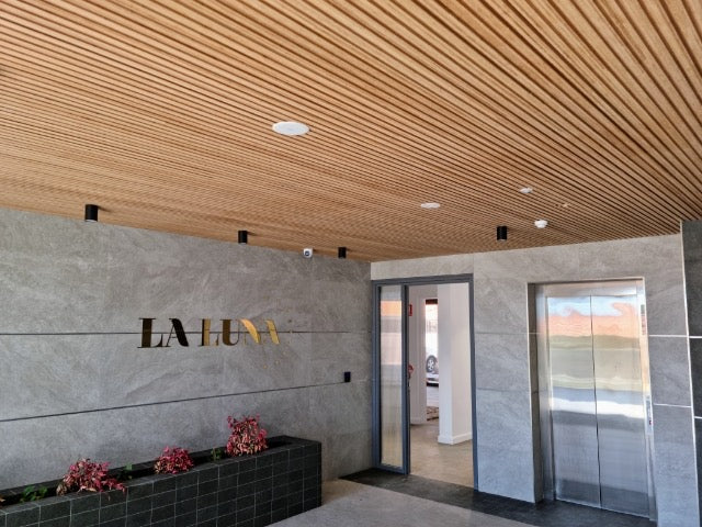Fremantle bamboo cladding feature wall