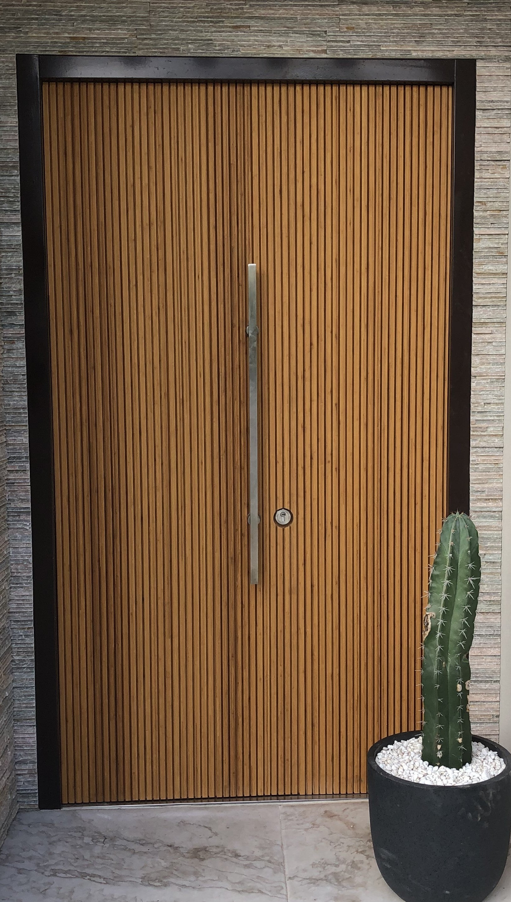 Ascot bamboo front door entry