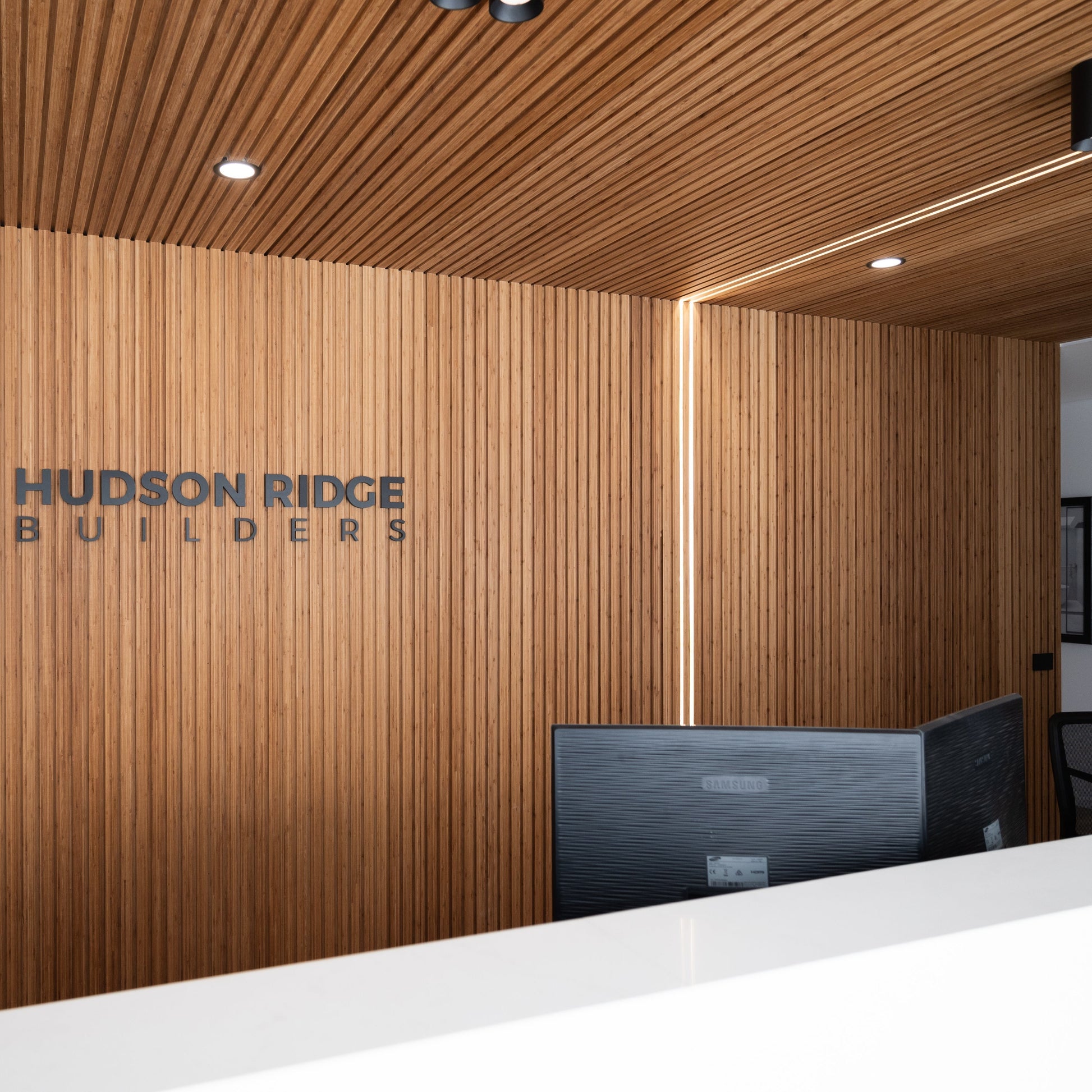 Fremantle bamboo office wall