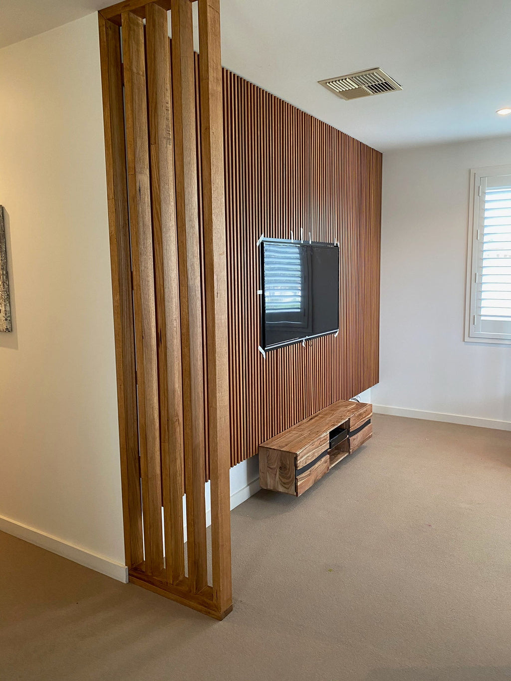 Merbau timber screen lifestyle