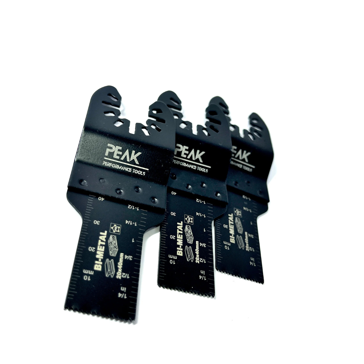3Pack 40mm x 20mm Multi Tool Teeth Bi-Metal